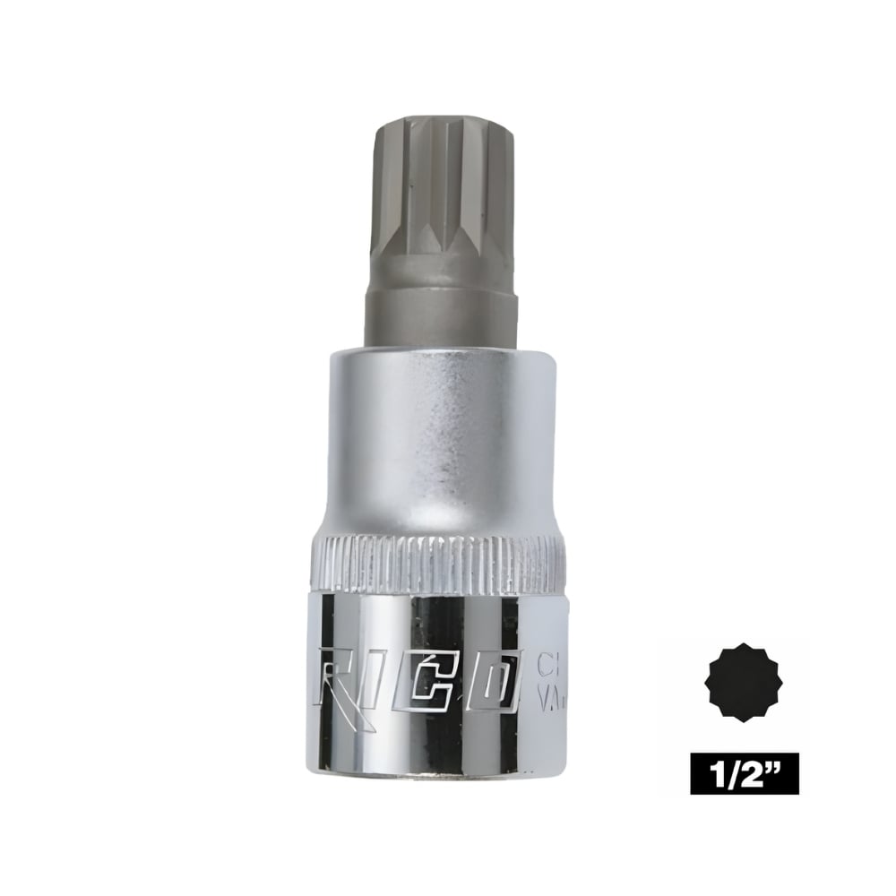 RICO 1/2 M12 Lokmalı Bits Uç Kısa 58 mm