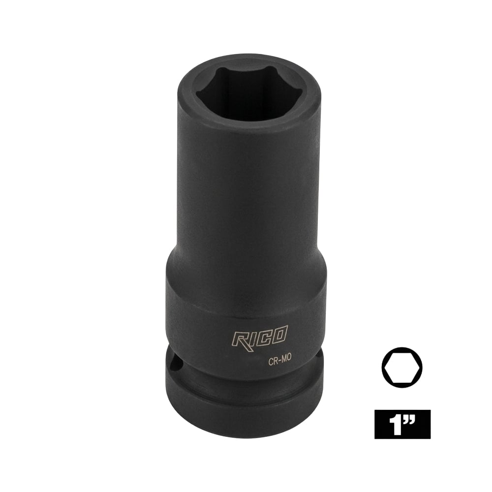 RICO 1'' Altı Köşe Havalı Derin Lokma 33 mm