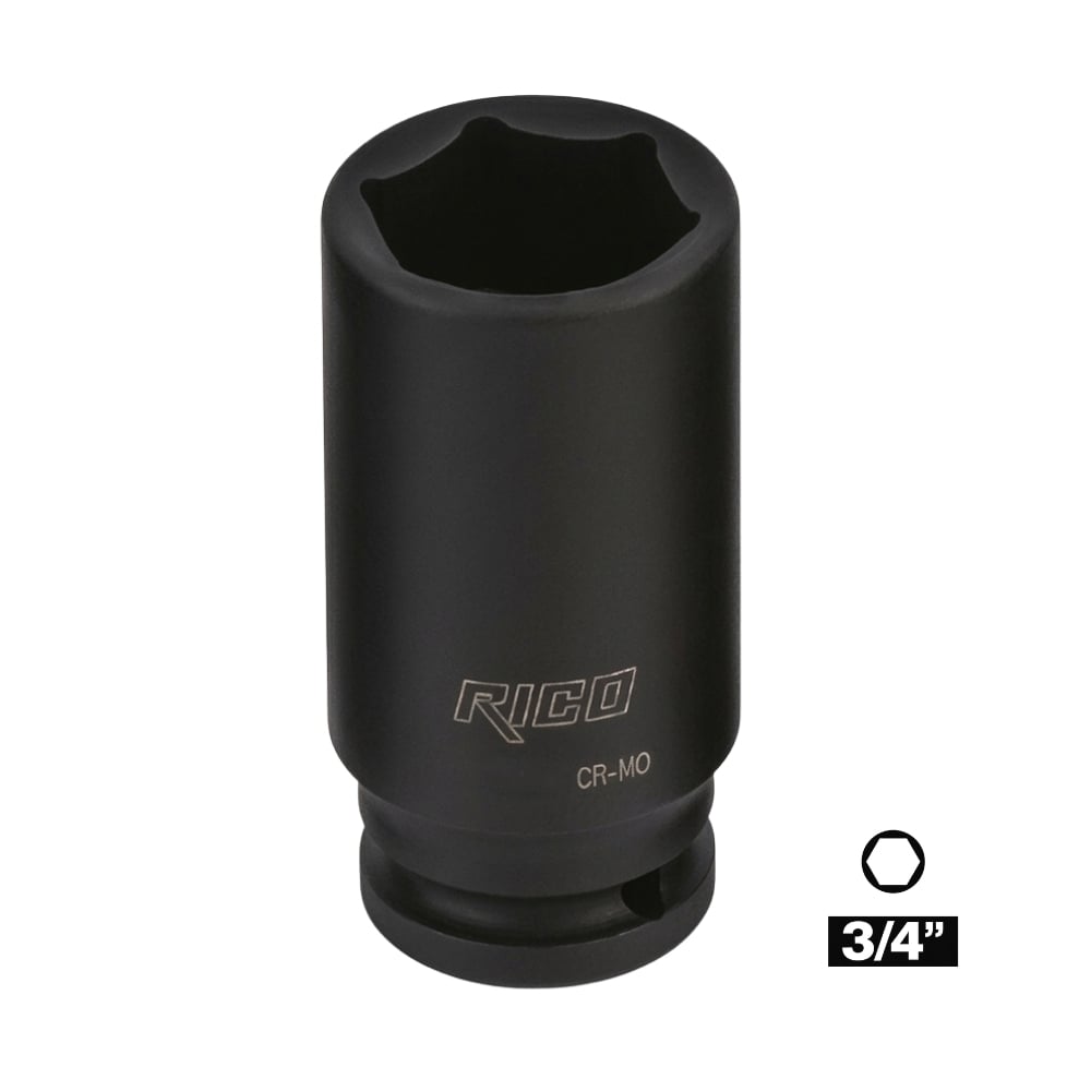 RICO 3/4 Altı Köşe Havalı Derin Lokma 41 mm