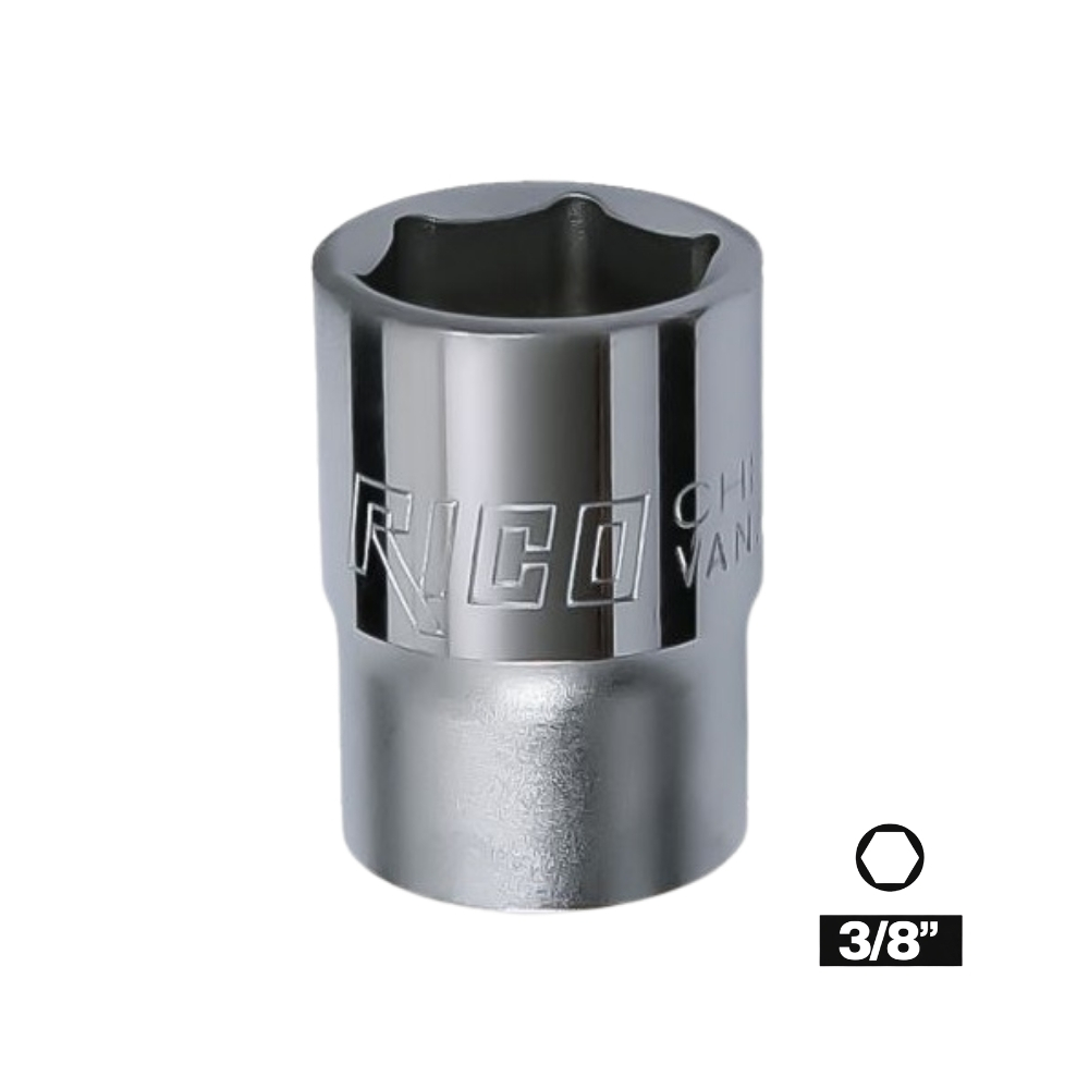 RICO 3/8 Altı Köşe Lokma 15 mm