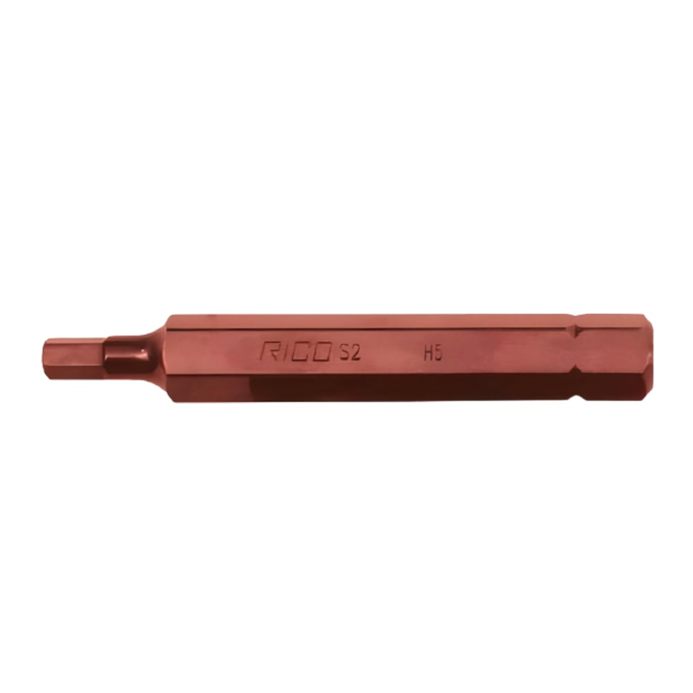 RICO H5 Bits Uç Mıknatıslı Kırmızı 75 x 10 mm
