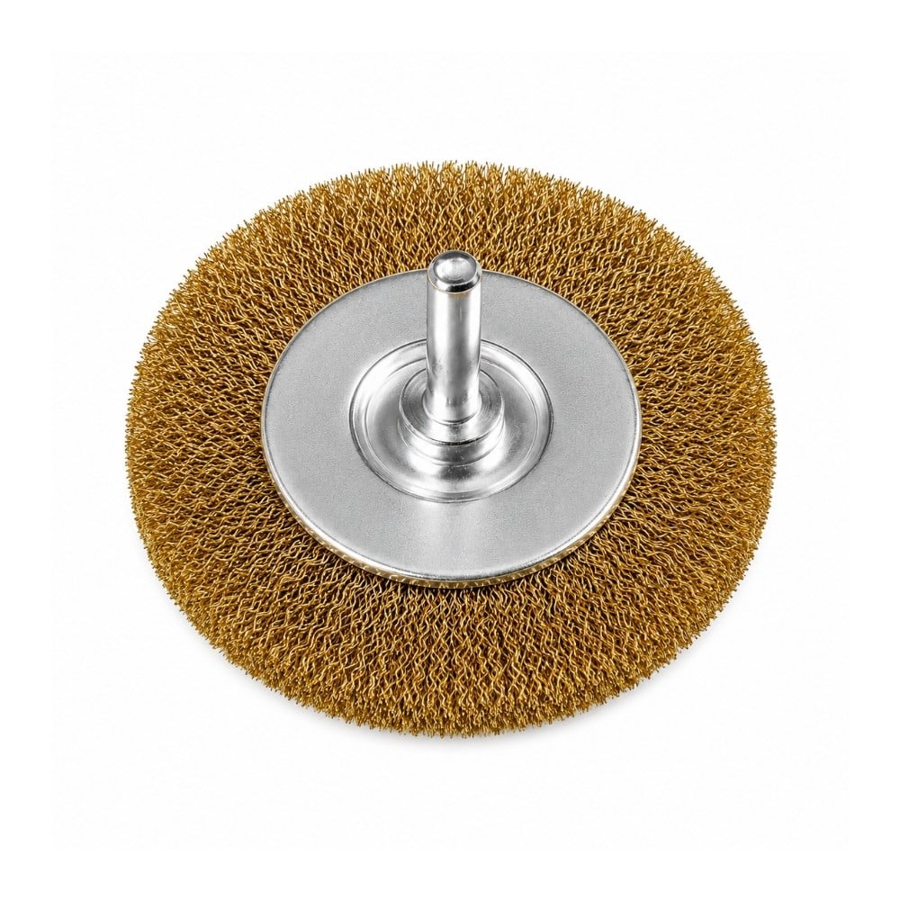 RICO Pimli Saçaklı Daire Tel Fırça 65 mm
