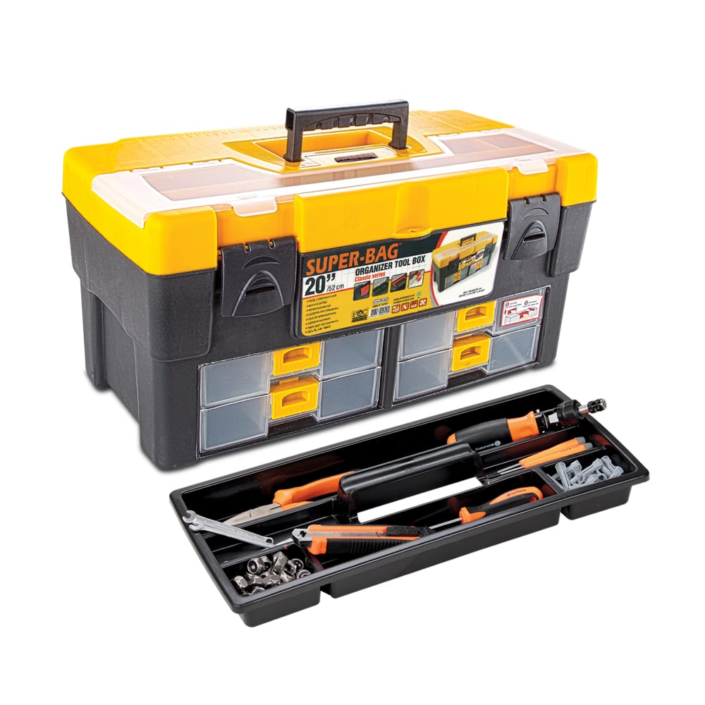 Süper Bag ASR-2055 Takım Çantası Çekmeceli Geniş Hacim 20''