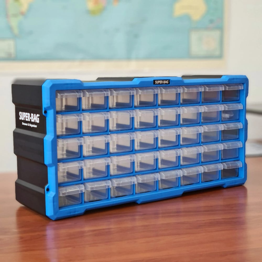 Süper Bag ASR-6003 Monoblok Çekmece Seti Yatay Tip 40'lı