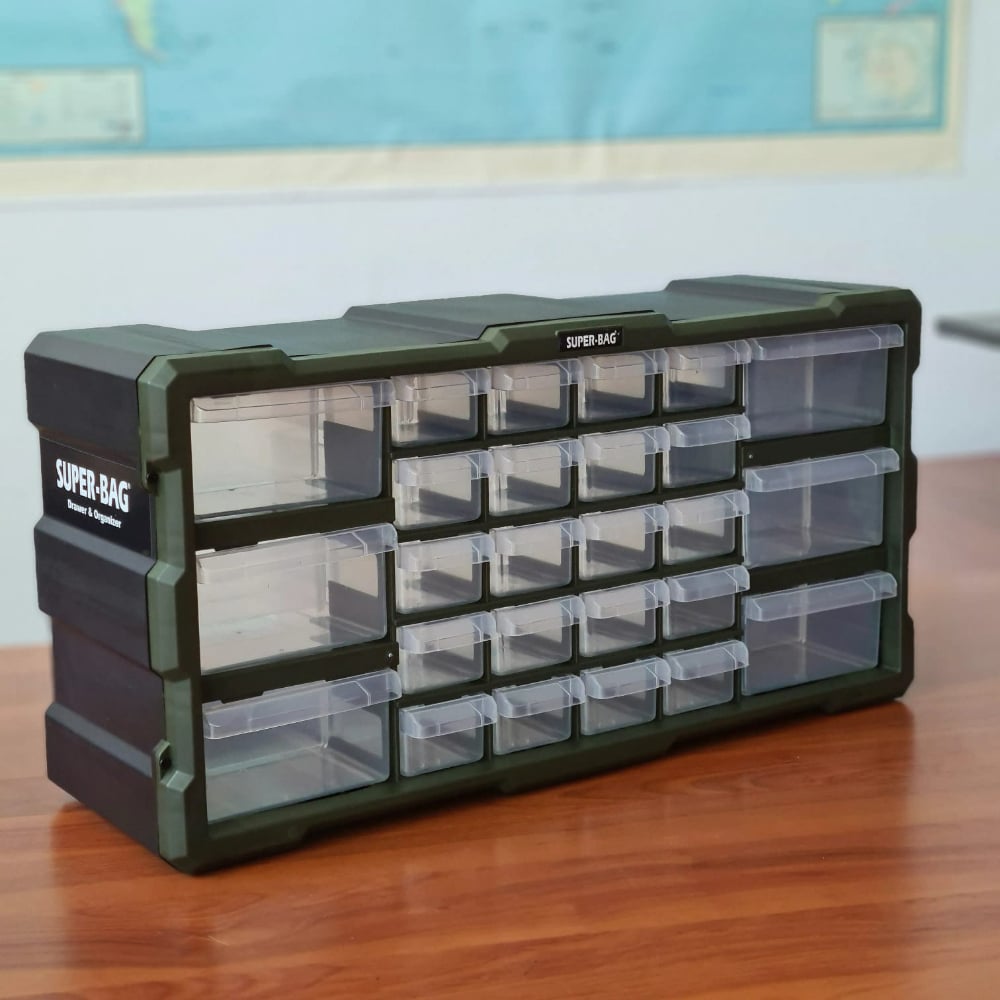 Süper Bag ASR-6004 Monoblok Çekmece Seti Yatay Tip 26'lı