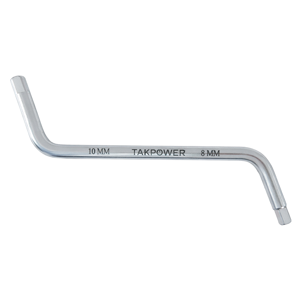 TAKPOWER İki Ağız Z Tipi Tapa Anahtarı 8 x 10 mm