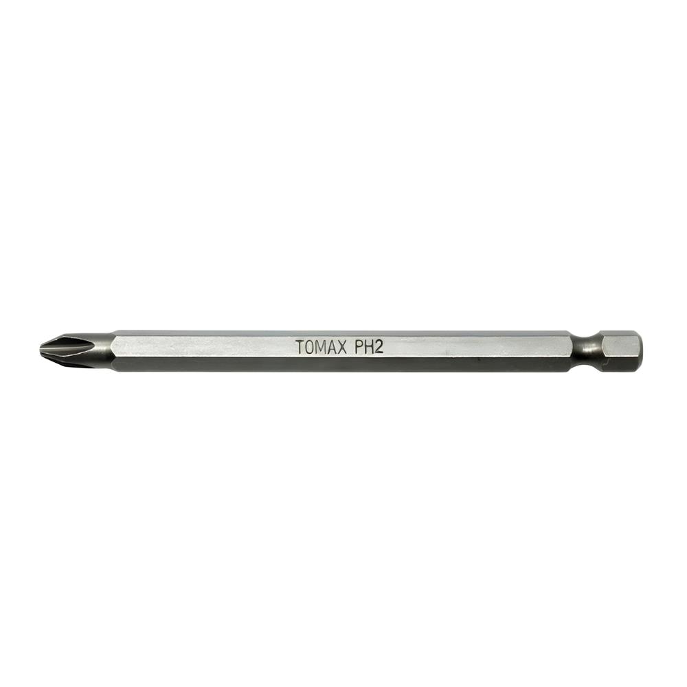 TOMAX PH2 Bits Vidalama Yıldız Uç Uzun 200 mm
