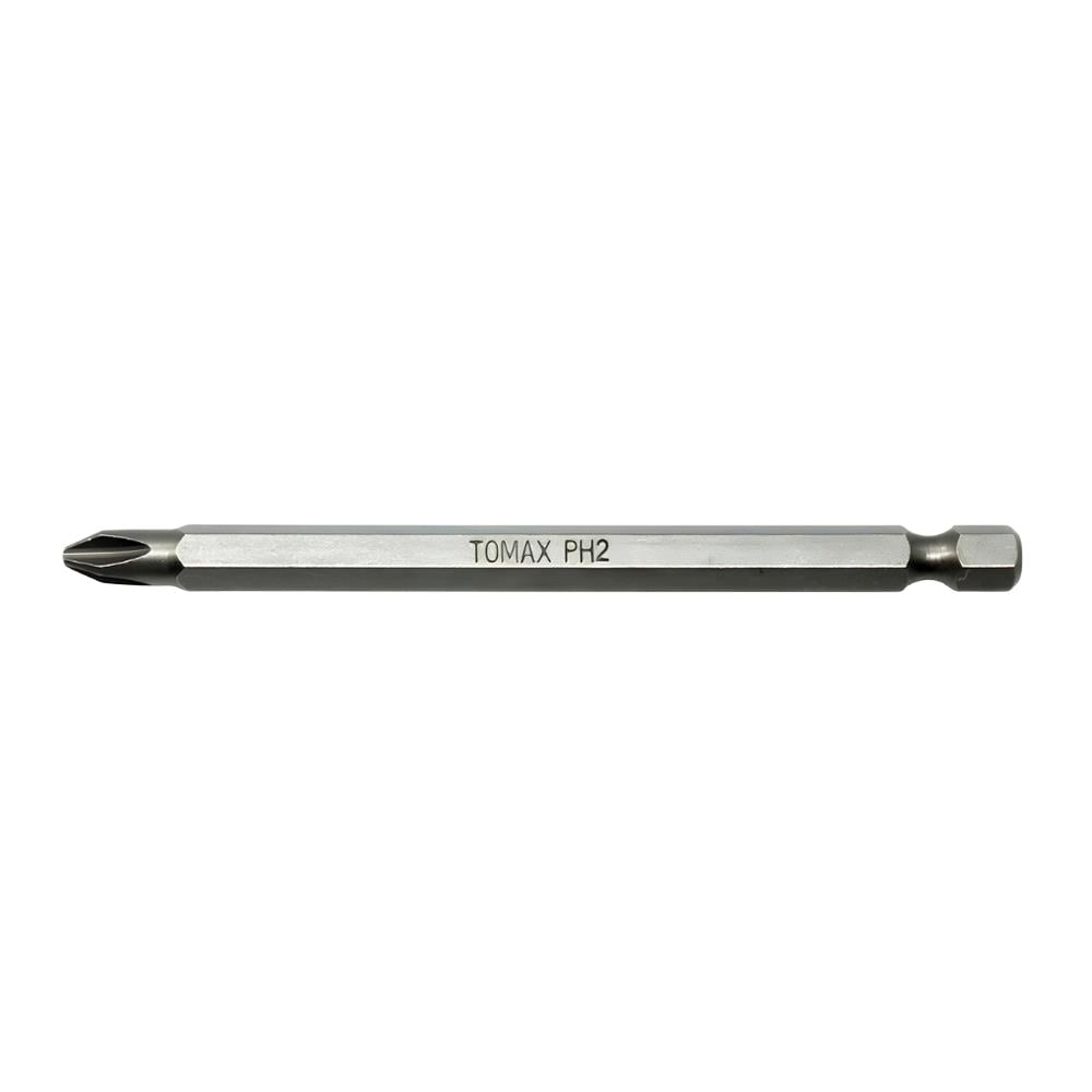 TOMAX PH2 Bits Vidalama Yıldız Uç Uzun 75 mm