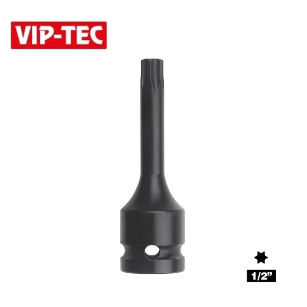VIP-TEC 1/2 T55 Havalı Lokmalı Torx Uç Uzun 78 mm