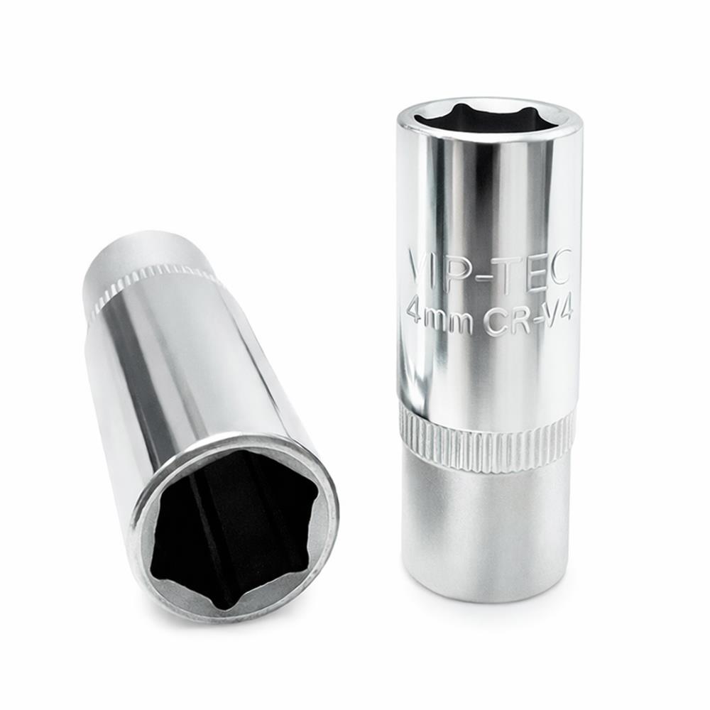 VIP-TEC 1/4 Altı Köşe Derin Lokma 4 mm
