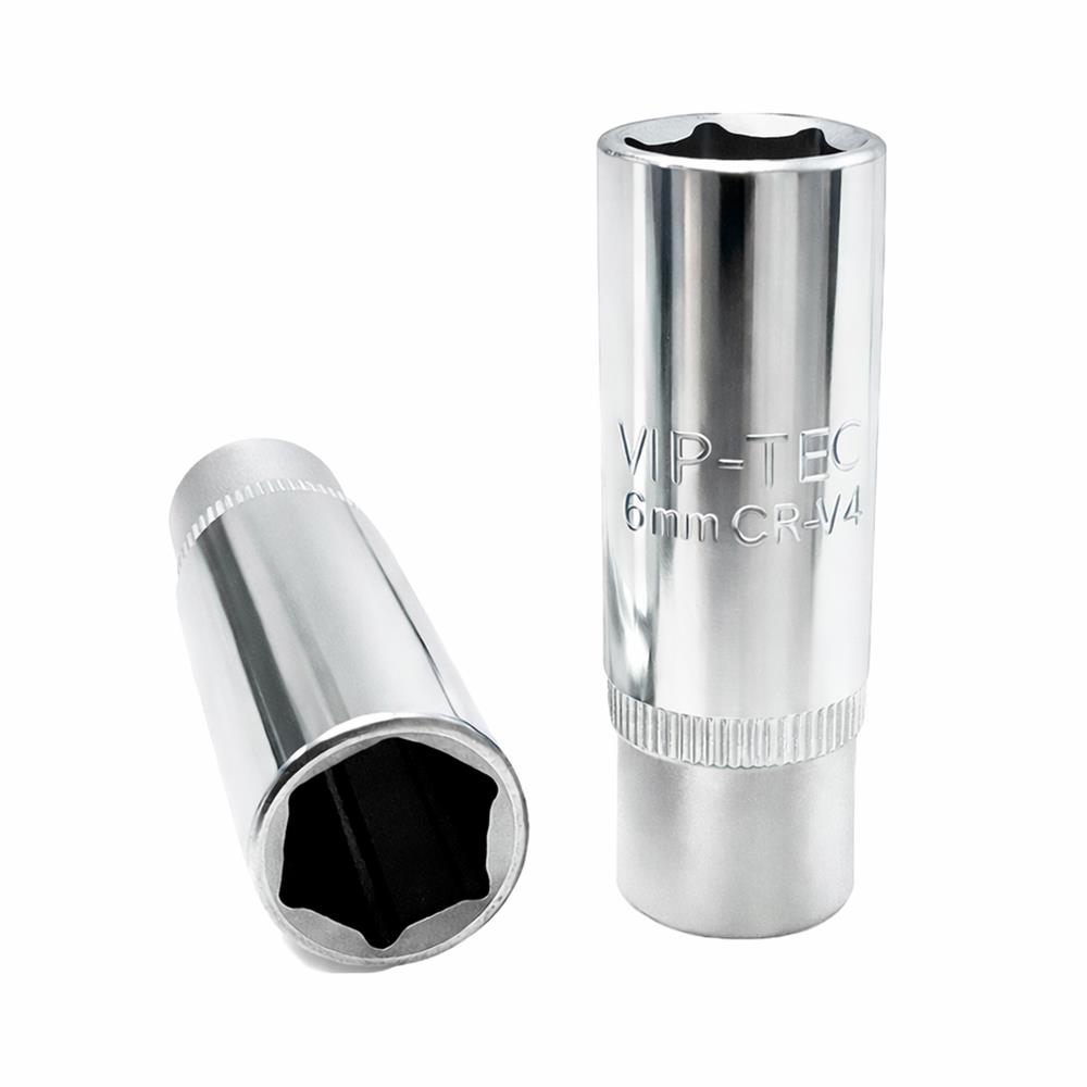 VIP-TEC 1/4 Altı Köşe Derin Lokma 6 mm