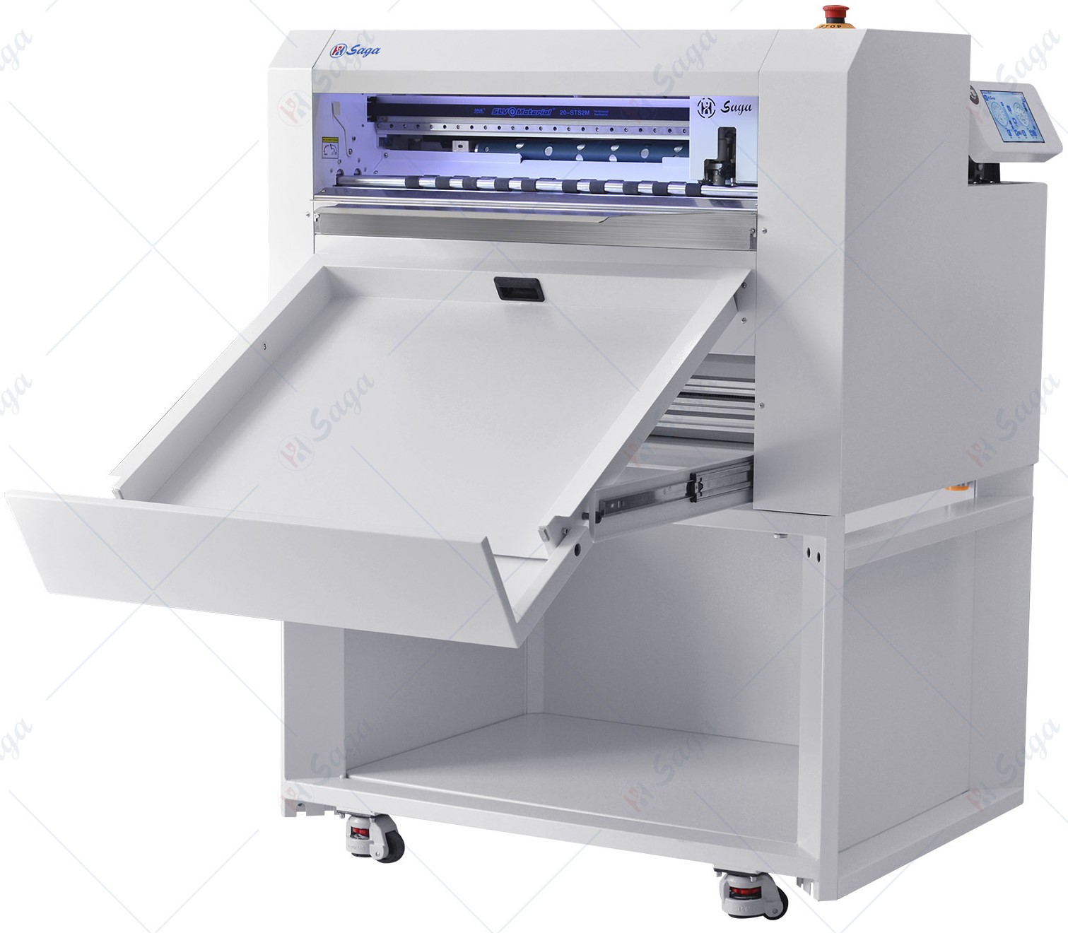 Saga-asc-2312 Etiket Kesim Ve Kutu Kesim Makinesi