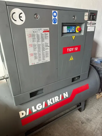 Dalgakiran Tank Üstü Tidy 10 HP Vidali Kompresör - Vidalı Kompresör