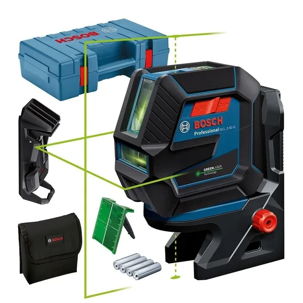 Bosch GCL 2-50 G +RM 10+ DK 10 Yeşil Lazer Hizalama 0601066M02