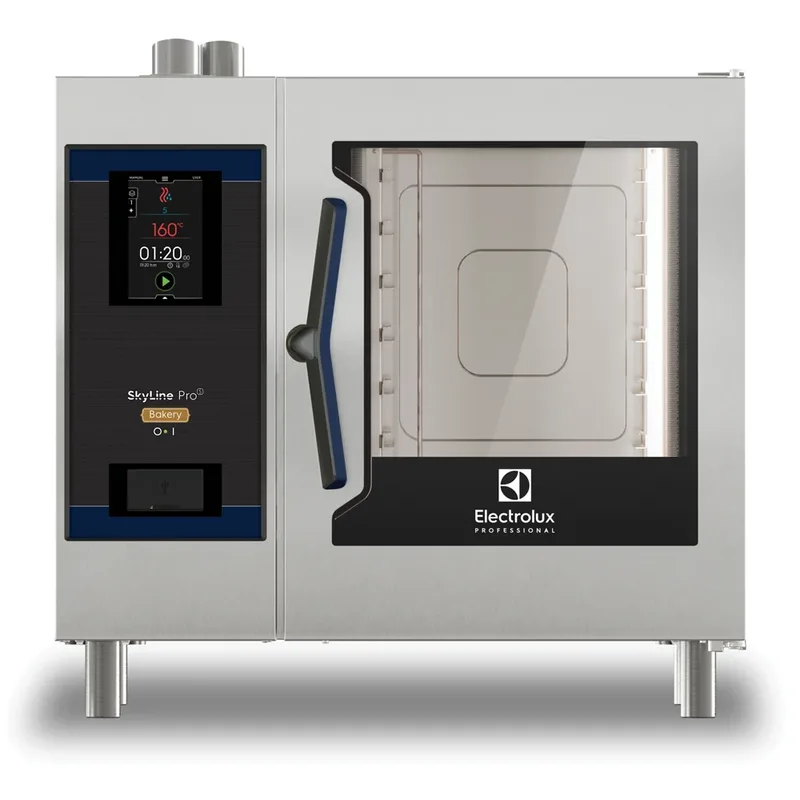 SkyLine ProS Elektrikli Kombi Fırın 5 tepsili, 400x600 mm Unlu Mamül