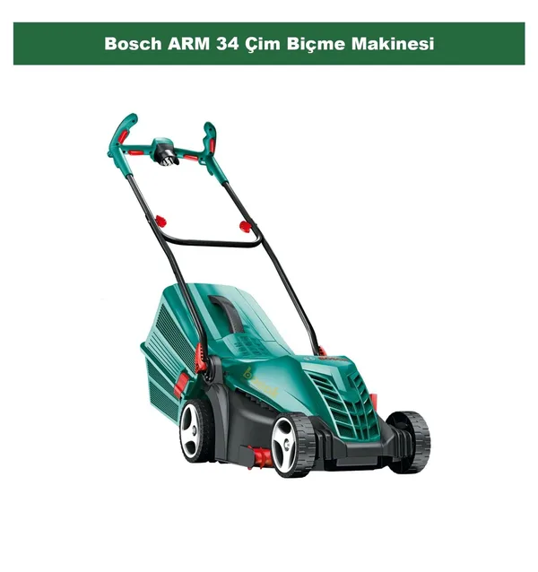 Bosch ARM 34 Çim Biçme Makinesi 06008A6101 | Bosch | Elektrikli Çim Biçme Makineleri