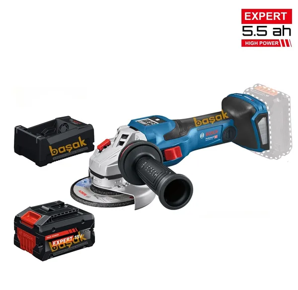 Bosch GWS 18V-15 SC 1x5,5 Ah Expert Akülü 125 mm Taşlama Makinesi