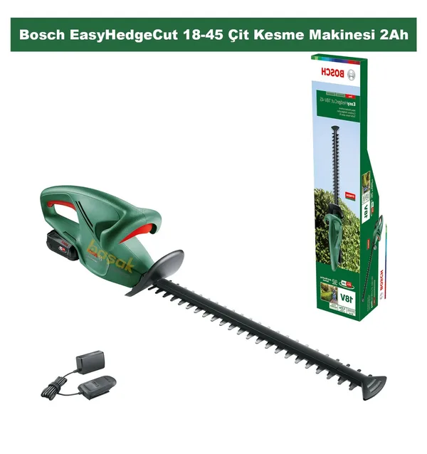 Bosch EasyHedgeCut 18-45 Tek Akülü Çit Kesme Makinesi 2Ah 0600849H02