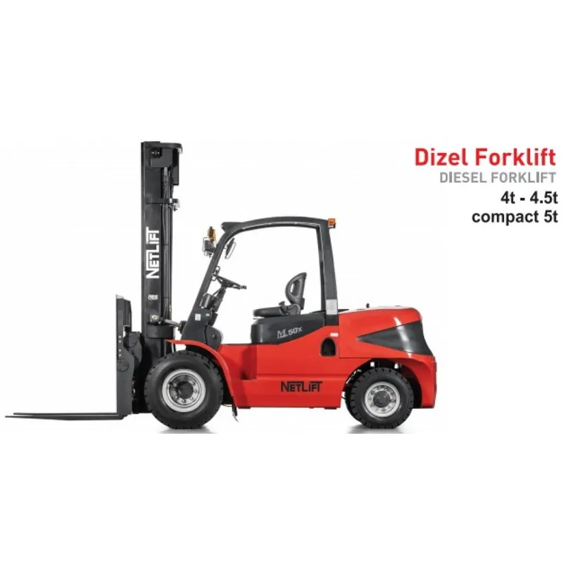 Compact 5T Dizel Forklift 4T 4,5T