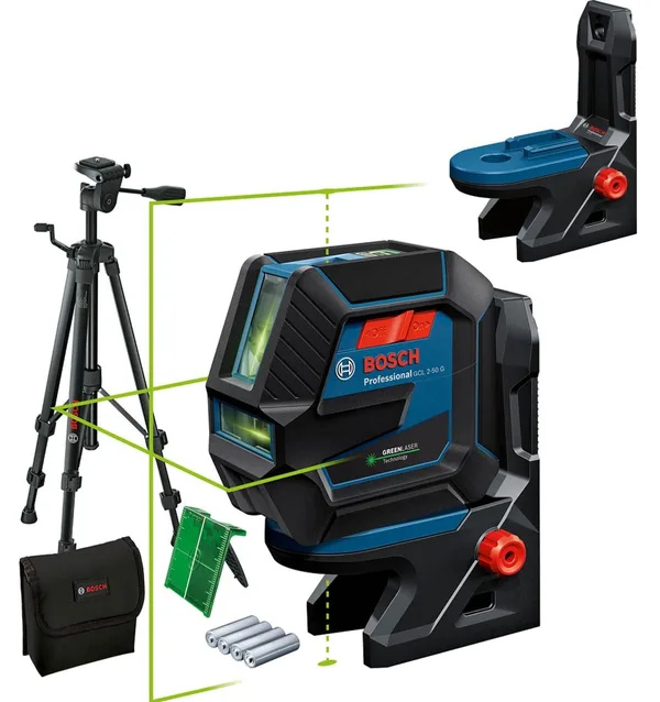 Bosch GCL 2-50 G Tripodlu Nokta-Çizgi Lazeri +RM 10 0601066M01