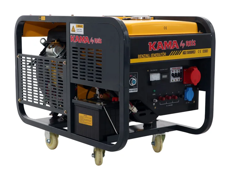 KAMA Jeneratör KGL15000FE3 Benzinli Jeneratör 15 kVA