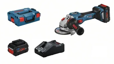 Bosch GWS 18V-15 SC 2x8 Ah Akülü Taşlama Makinesi 06019H6101