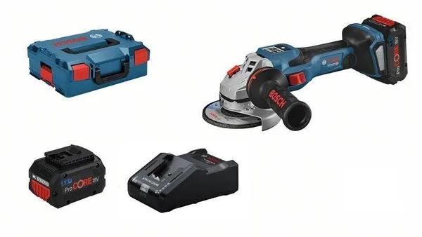 Bosch GWS 18V-15 SC 2x8 Ah Akülü Taşlama Makinesi 06019H6101
