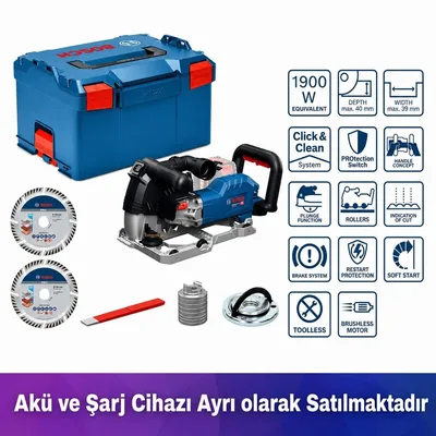 Bosch GNF 18V-40 18V Akülü Kanal Açma Makinesi (Solo) 06016C5000