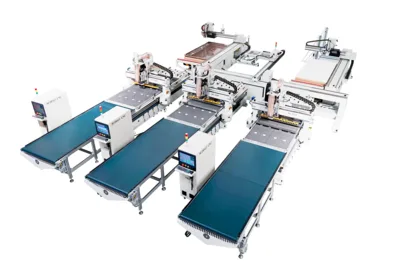 3’LÜ Düz Tabla CNC Hat Hücresi