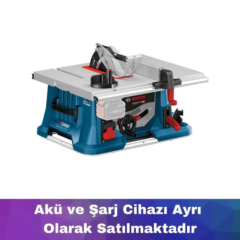 Bosch GTS 18V-216 Akülü Üstten Tablalı Tezgah Testere (Solo) 0601B44000
