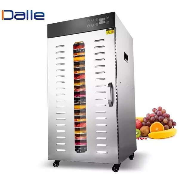 Dalle LT-102 Dijital, Paslanmaz Gıda ve Meyve Kurutma Makinesi 20 Katmanlı