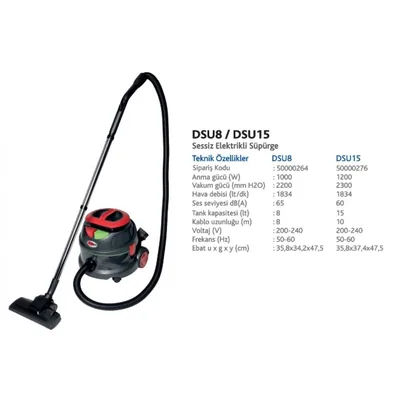 Sessiz Elektrikli Süpürge