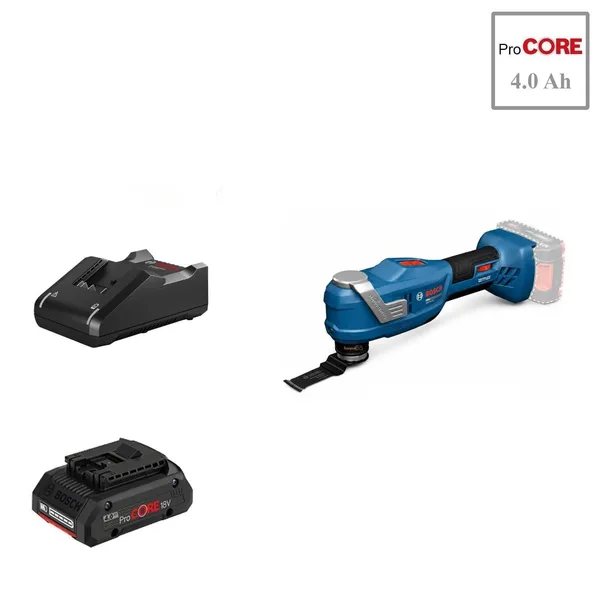 Bosch GOP 18V-30 1x4 Ah ProCORE Akülü Salınımlı Çok Fonksiyonlu Makine