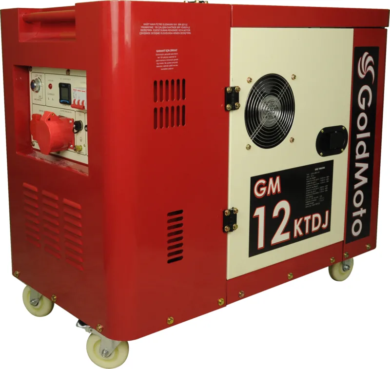 GoldMoto GM12KTDJ Dizel Jeneratör 10 Kva Trifaze Marşlı Kabinli