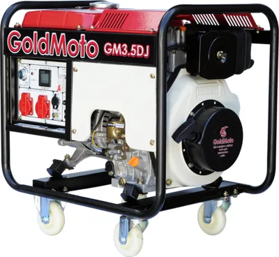 GoldMoto GM3.5DJ Dizel Jeneratör 4.5 kVA Monofaze Marşlı