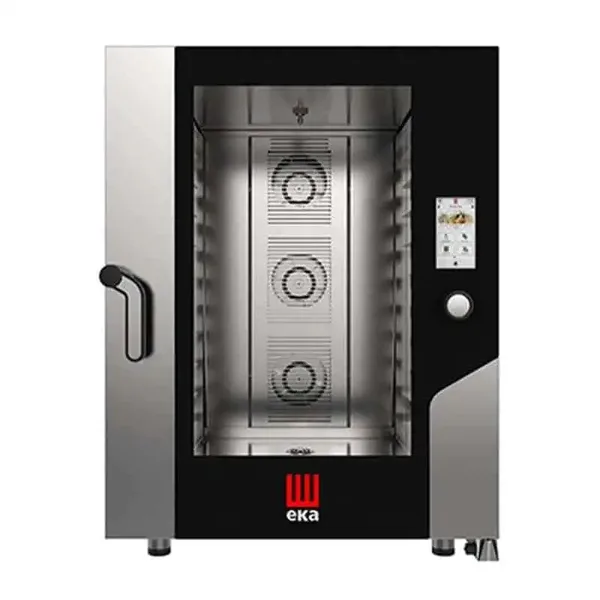 Eka Konveksiyonlu Dokunmatik Fırın Nemlendirmeli Gn 60*40 10 Tepsi Kapasiteli Elektrikli MKF-1064TS