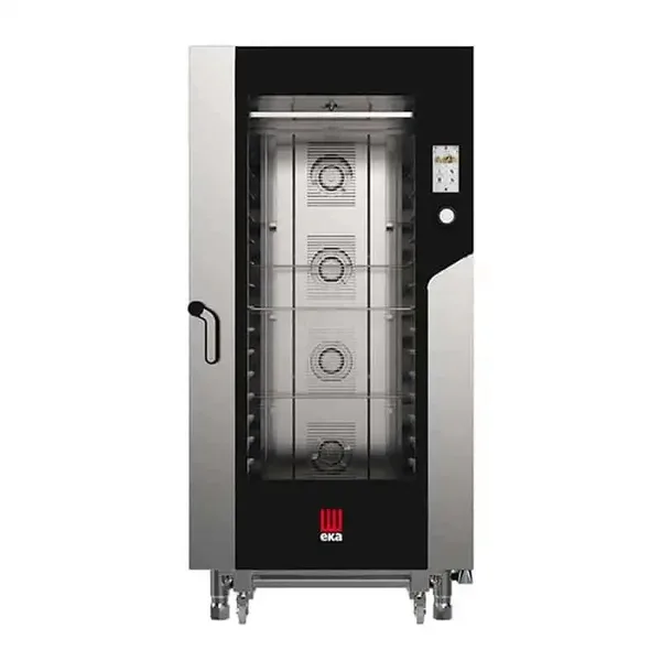 Eka Konveksiyonlu Dokunmatik Fırın Nemlendirmeli Gn 60x40 16 Tepsi Kapasiteli Elektrikli MKF-1664TS