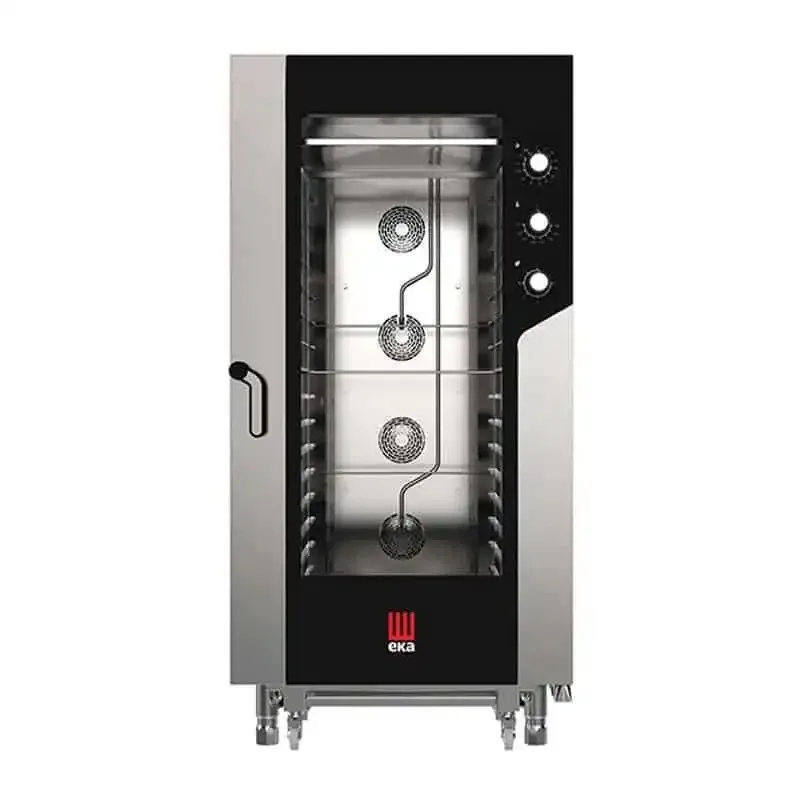 Eka Konveksiyonlu Elektromekanik Fırın Nemlendirmeli Gn 60x40 16 Tepsi Kapasiteli Elektrikli MKF-1664S