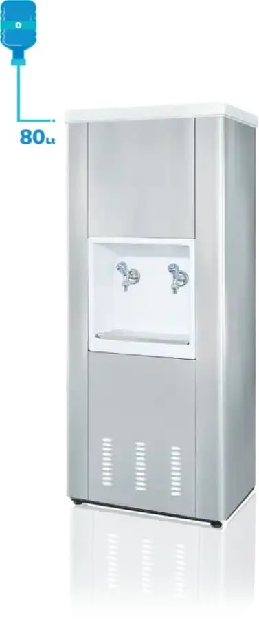 Emsaş Krom 80 Lt Su Sebili İç Dış Krom EMK.80