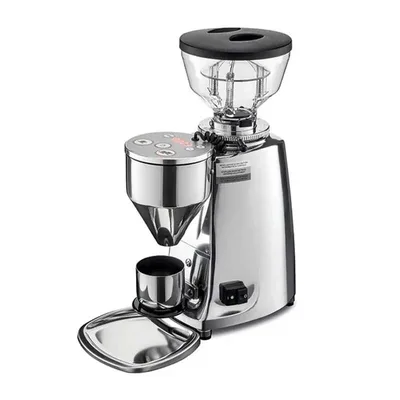 Mazzer Mini Filter On Demand Filtre Kahve Değirmeni  Parlak Alüminyum