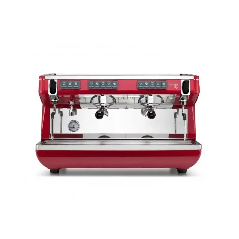 Nuova Simonelli Appia Life Tall Cup Tam Otomatik Espresso Kahve Makinesi 2 Gruplu Kırmızı
