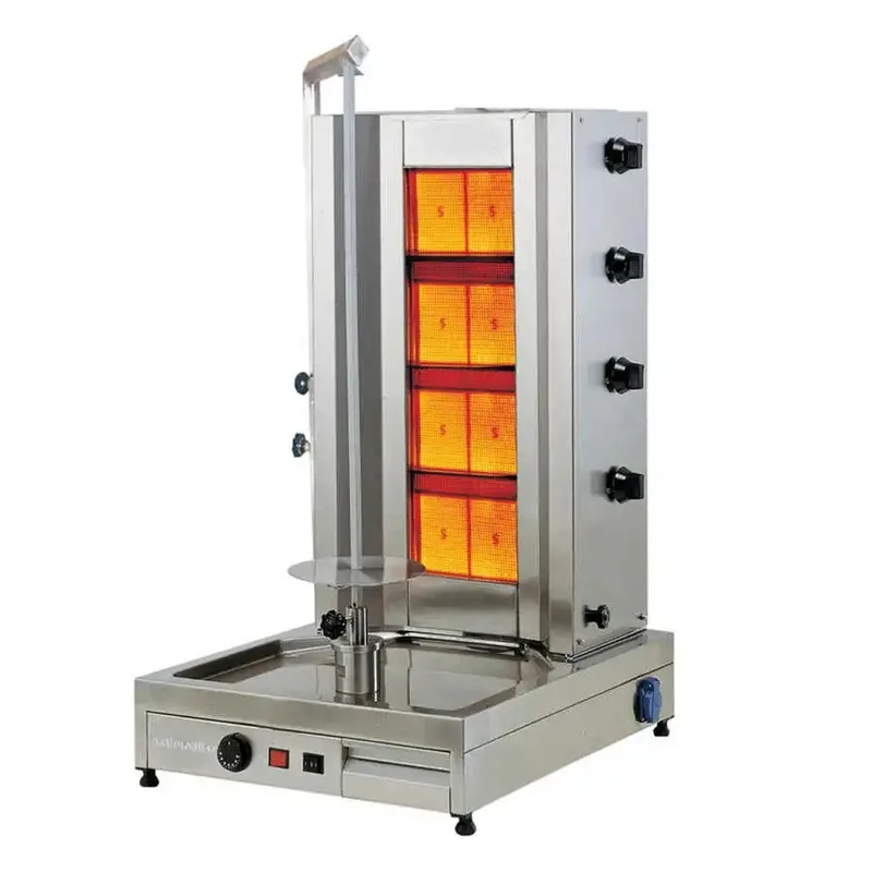 Öztiryakiler 4 GUD-W Model Döner Ocağı Gazlı Alt Motorlu