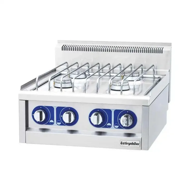 Öztiryakiler 600 Seri Set Üstü Dörtlü Ocak Gazlı 60*60*26