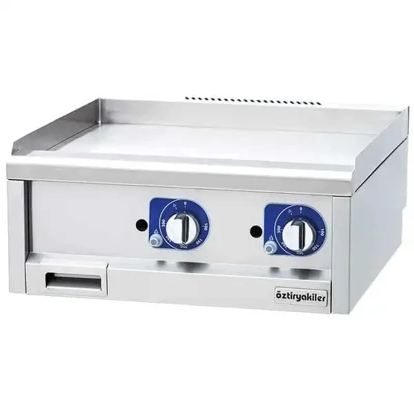 Öztiryakiler 600 Seri Set Üstü Grill Plate Düz Gazlı 60*60*26
