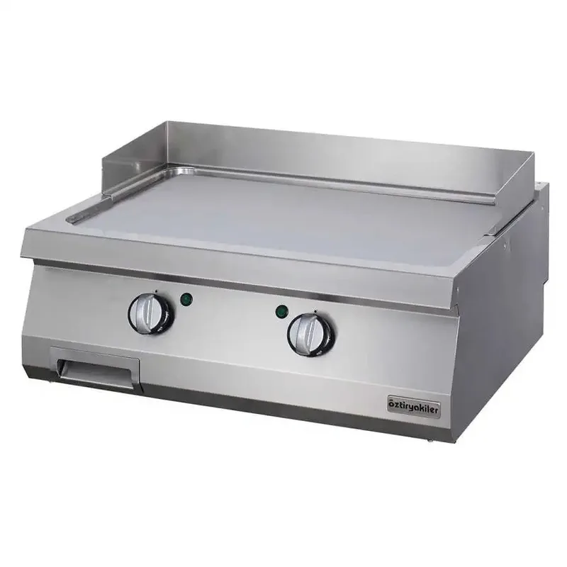 Öztiryakiler 700 Seri Set Üstü Grill Plate Düz Elektrikli 80*70*30