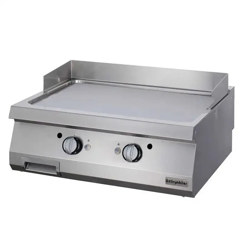Öztiryakiler 700 Seri Set Üstü Grill Plate Düz Gazlı 80*70*30