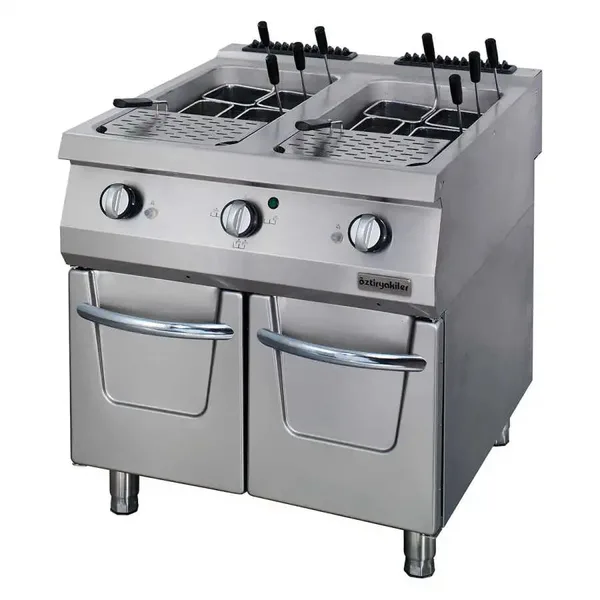 Öztiryakiler 900 Seri Makarna Fritözü Dolaplı Elektrikli 80*90*85