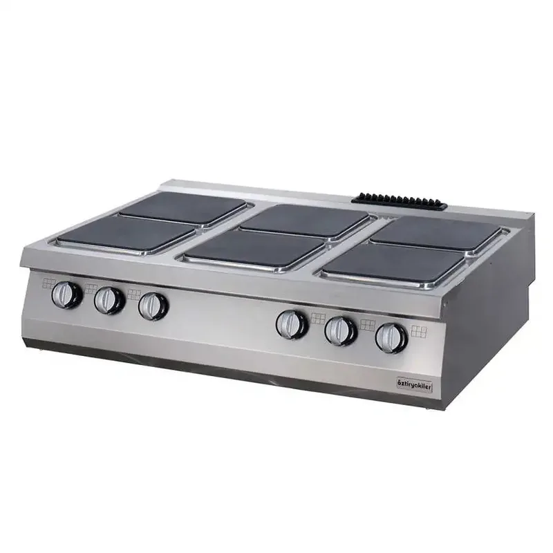 Öztiryakiler 900 Seri Set Üstü 6 Lı Ocak Elektrikli 120*90*30