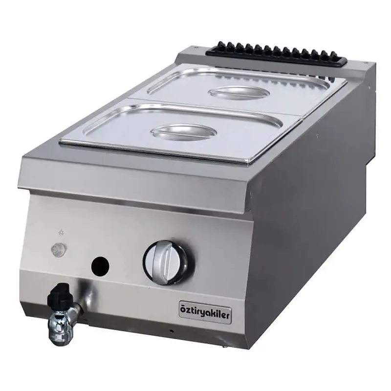 Öztiryakiler 900 Seri Set Üstü Bain Marie Gazlı 40*90*30-GN Kaplar Hariç