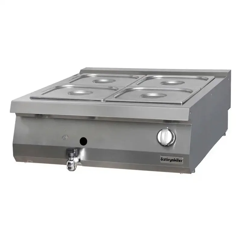 Öztiryakiler 900 Seri Set Üstü Bain Marie Gazlı 80*90*30-GN Kaplar Hariç